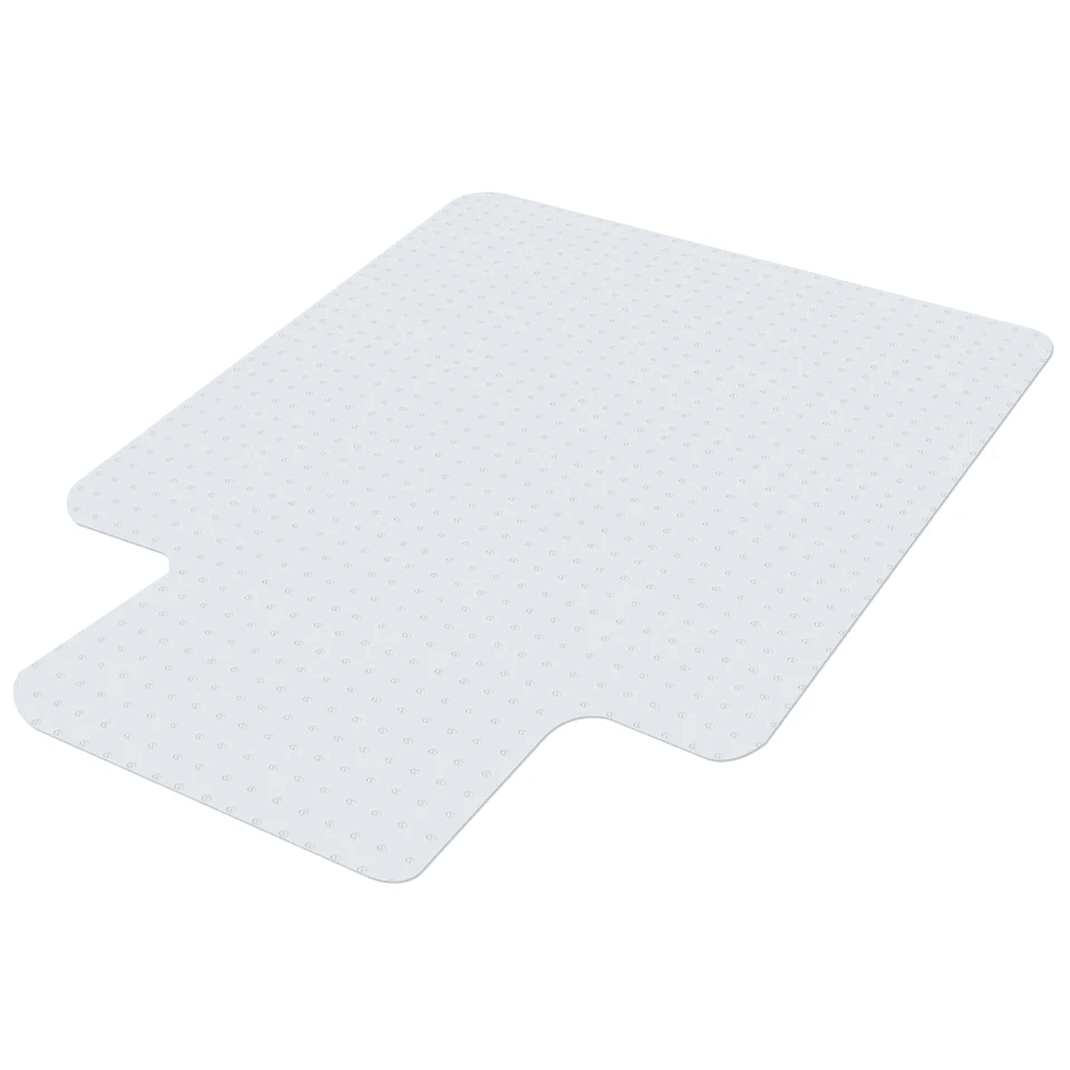Heavy Duty PVC Home Office Thicken Chair Mat Rectangular Lip Design With Studded Back For Carpet Pr 19