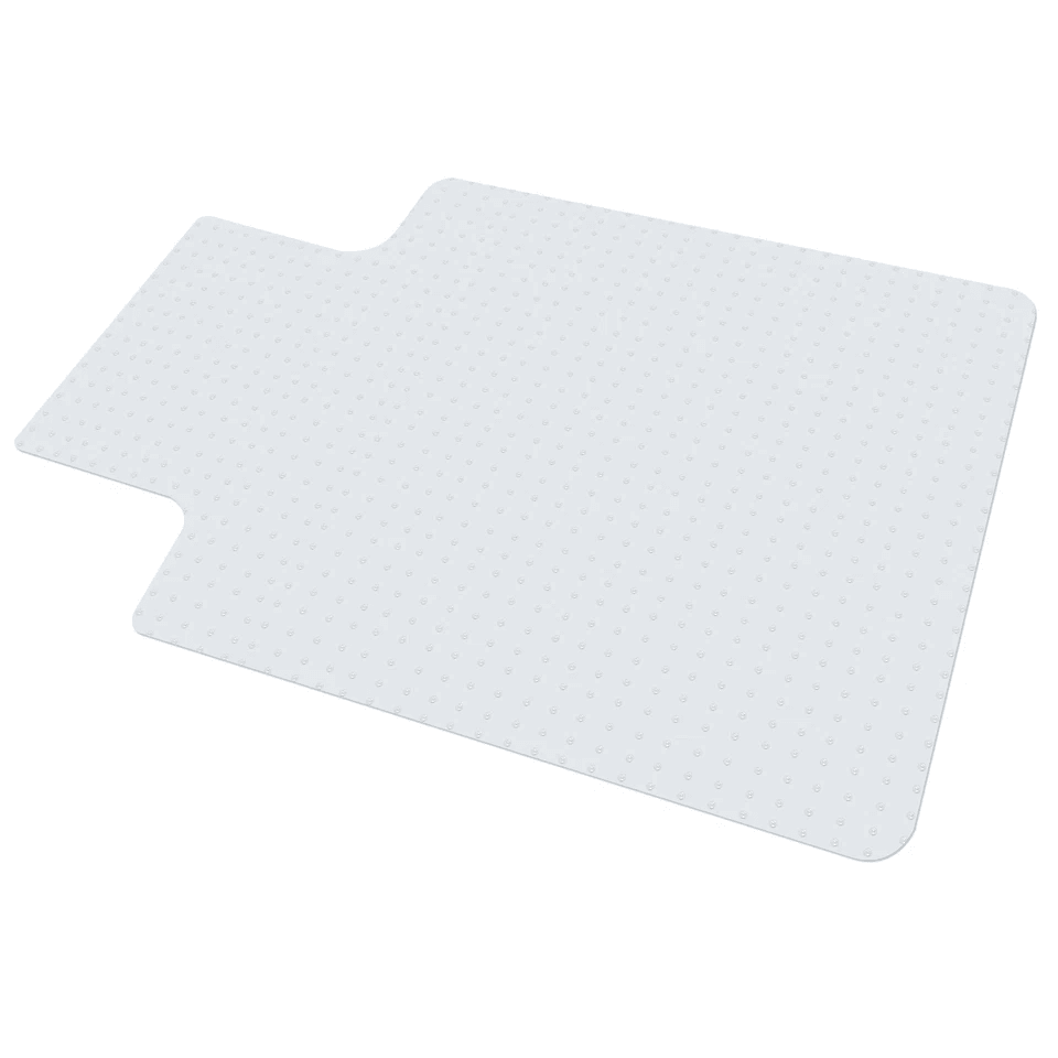 Heavy Duty PVC Home Office Thicken Chair Mat Rectangular Lip Design With Studded Back For Carpet Pr 20