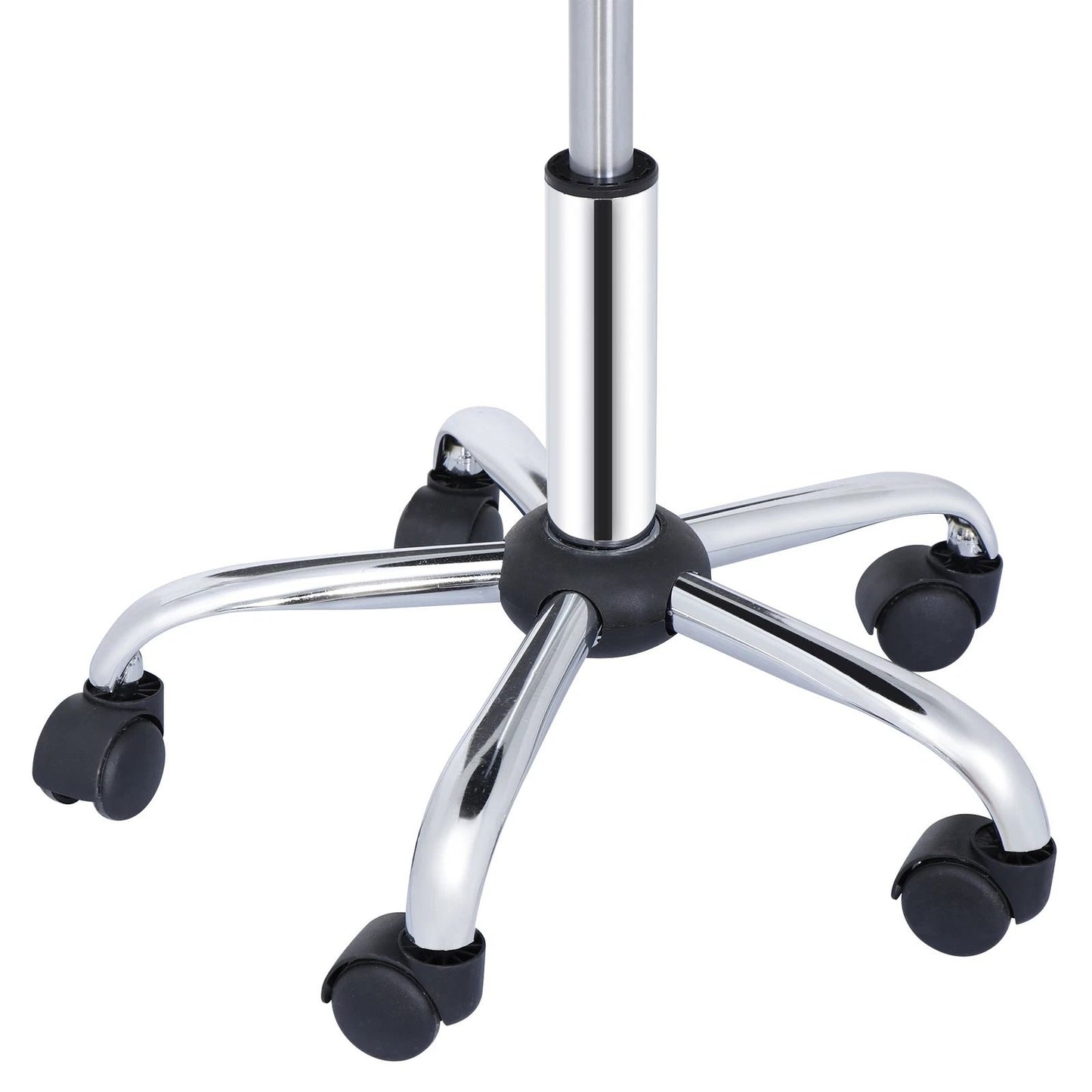 Adjustable Hydraulic Salon Stool PU Leather Round Rolling Chair With 360 Swivel Casters For Tattoo  8