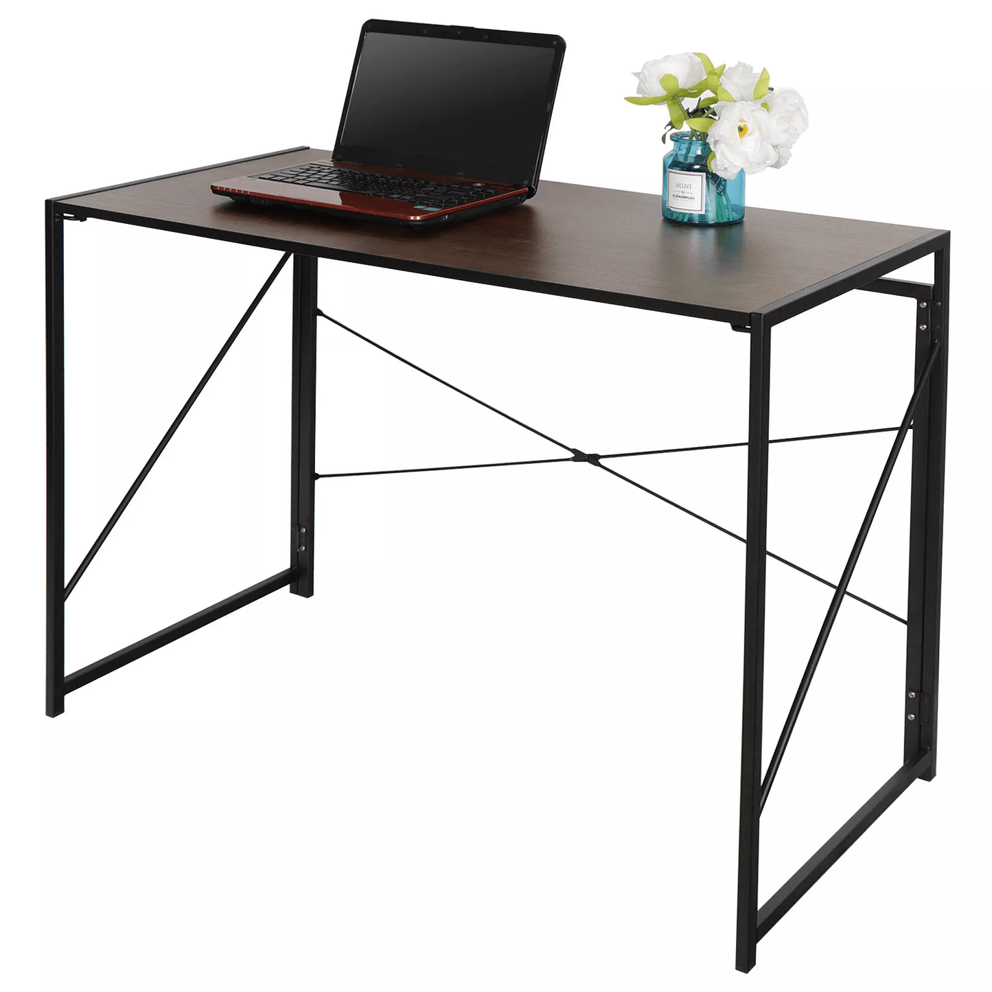 Foldable Home Office Computer Desk Compact Writing Table Workstation For PC Laptop Study  Office Us 1