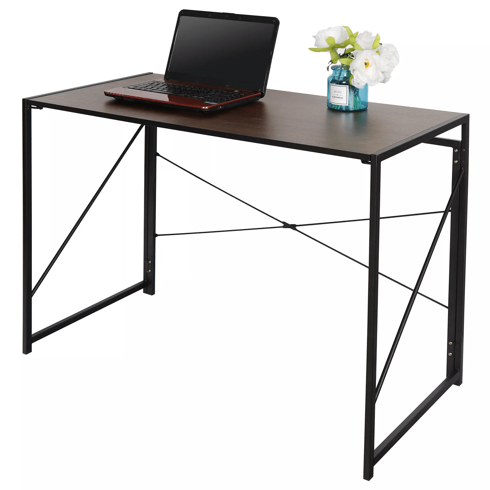Foldable Home Office Computer Desk Compact Writing Table Workstation For PC Laptop Study  Office Us 1