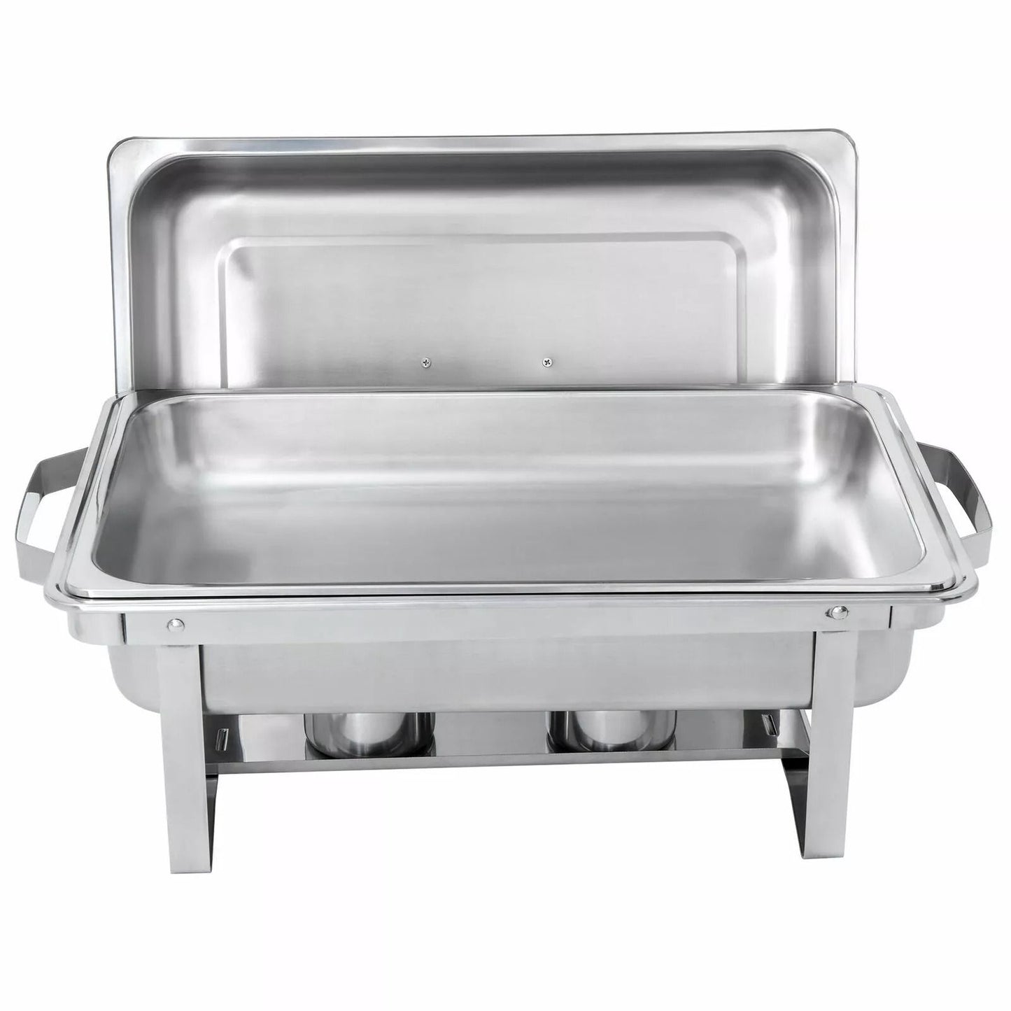 4 Pack 8 QT Stainless Steel Chafer Set  Catering Food Warmer Chafing Dishes For Buffets Parties  Ev 10