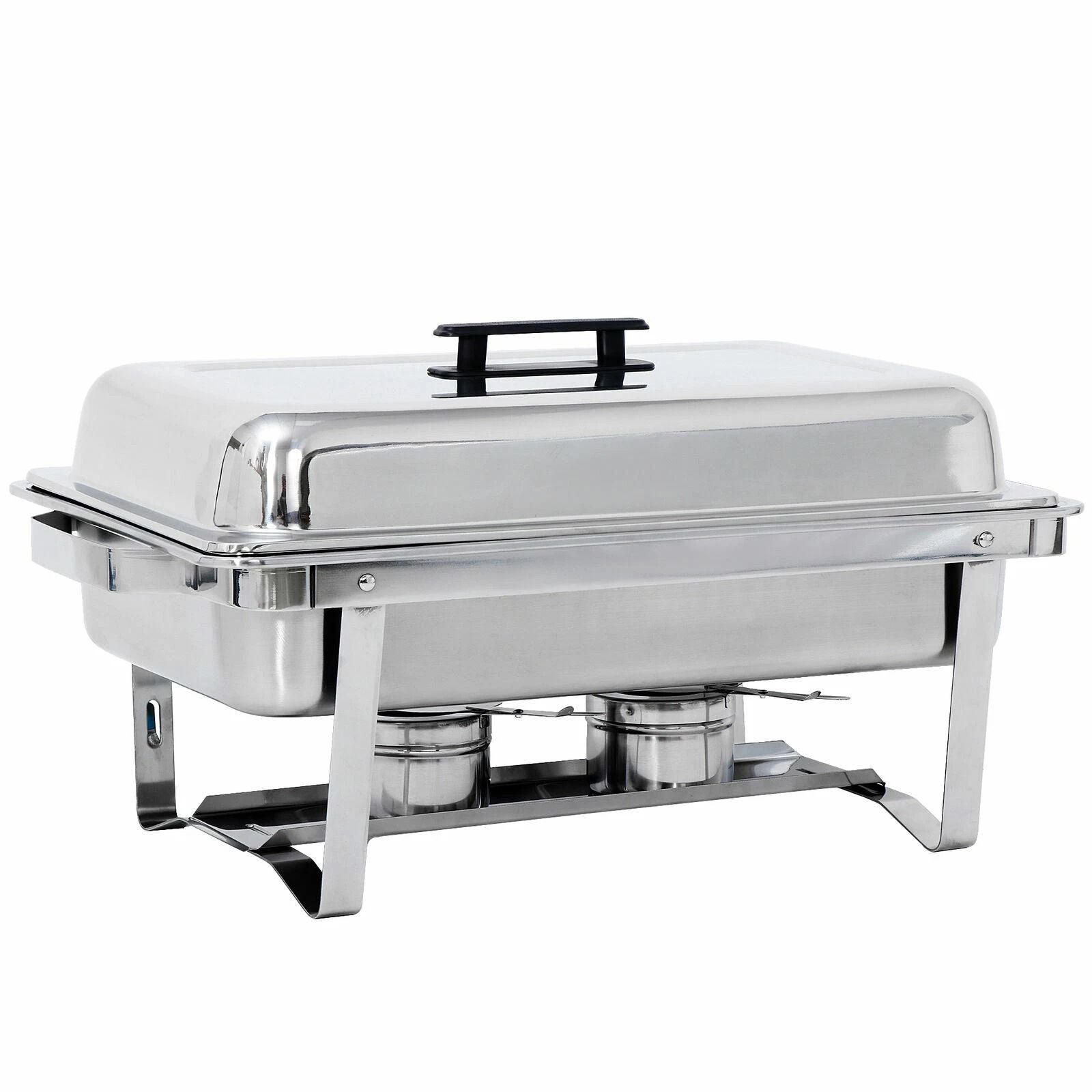 4 Pack 8 QT Stainless Steel Chafer Set  Catering Food Warmer Chafing Dishes For Buffets Parties  Ev 11