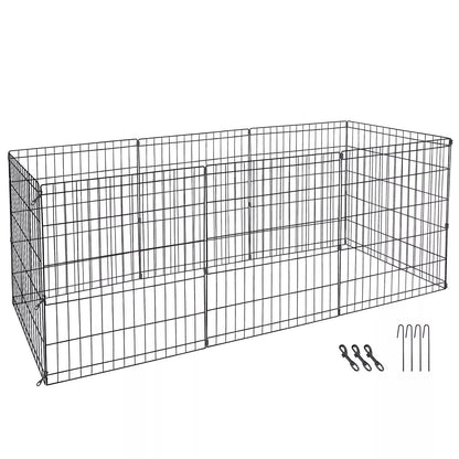 30 Heavy Duty Metal Dog Playpen  8Panel Expandable Pet Fence Exercise Kennel For Cats  Small Pets   9