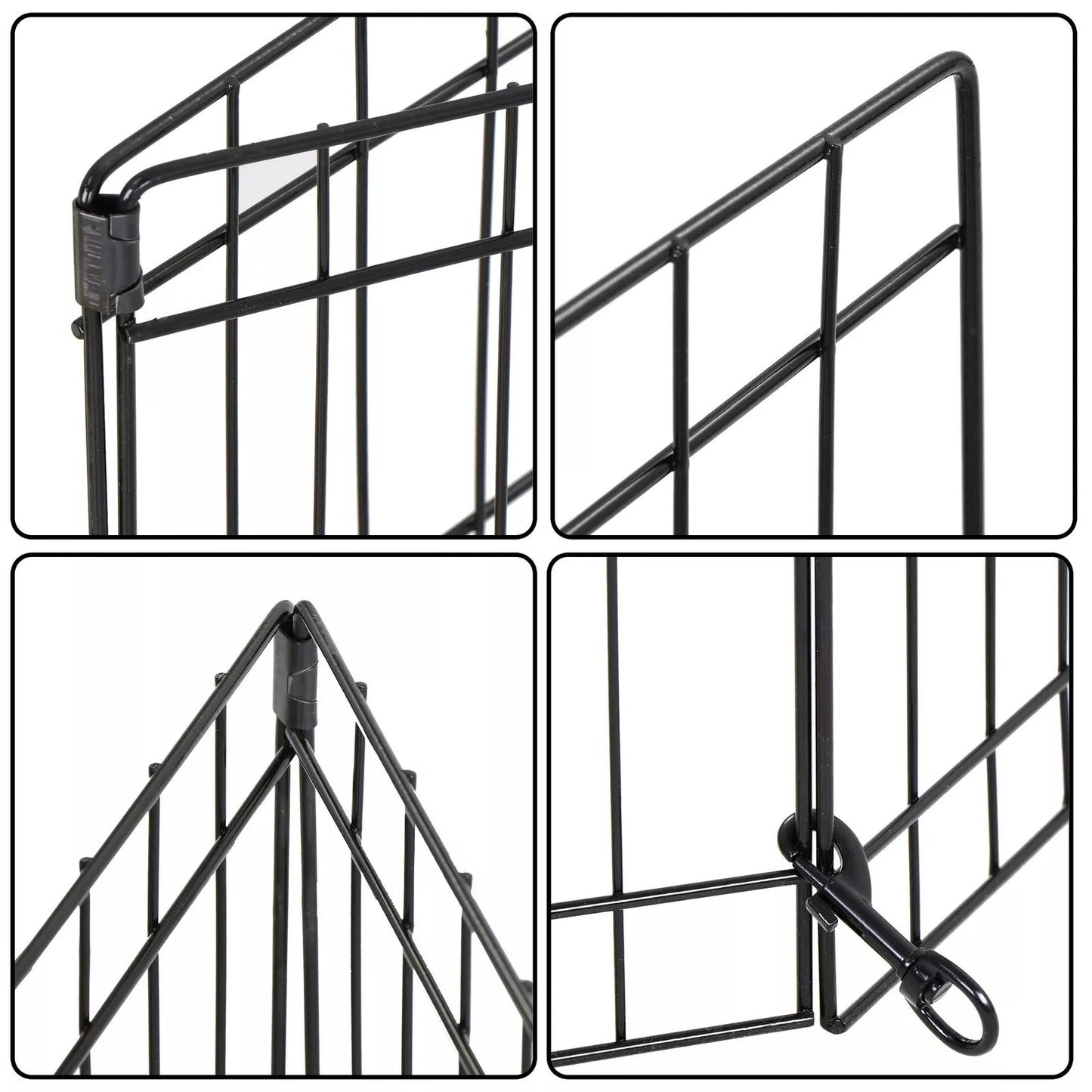 30 Heavy Duty Metal Dog Playpen  8Panel Expandable Pet Fence Exercise Kennel For Cats  Small Pets   3
