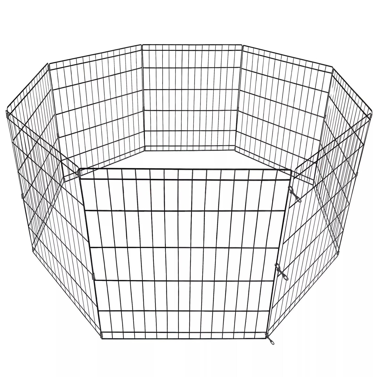30 Heavy Duty Metal Dog Playpen  8Panel Expandable Pet Fence Exercise Kennel For Cats  Small Pets   8