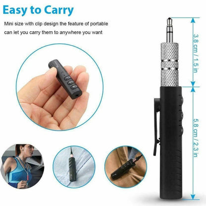 Wireless Bluetooth Car Adapter Mini Receiver For AUX Audio 35mm Speaker Adapter 7