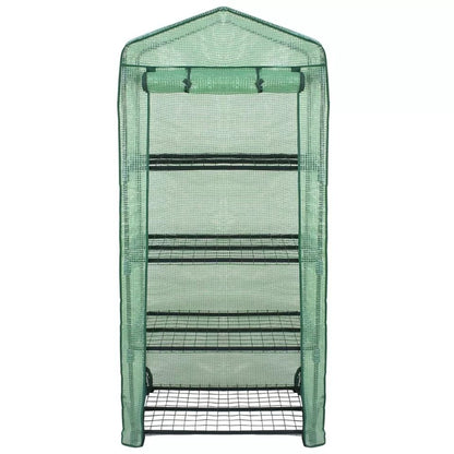 4Tier Walkin Greenhouse For Plants Seeds  Flowers  Durable Storage Shelves For Backyard Patio Balco 1