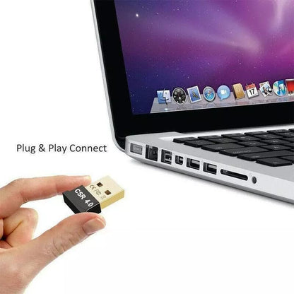 Bluetooth USB 40 Dongle Adapter Wireless Receiver For PC Laptop Windows 1087 1