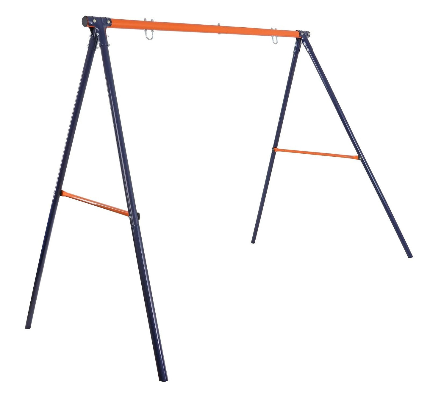 Metal AFrame Swing Set Stand For Kids HeavyDuty Backyard Play Frame With Fun Outdoor Swing Chair Fo 3