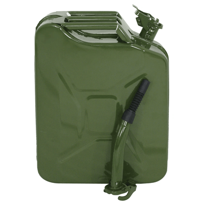 Jerry Can Gallon Steel Backup Gasoline Tank Military Green Fuel Storage For Emergency Use 5