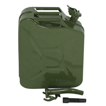 Jerry Can Gallon Steel Backup Gasoline Tank Military Green Fuel Storage For Emergency Use 6