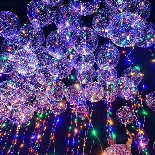 Glowing LED Party Balloons Set Of 3 Perfect For Valentines Day Christmas Weddings  Birthdays 3