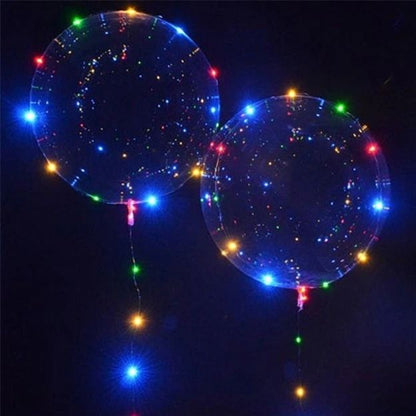 Glowing LED Party Balloons Set of 3, Perfect for Valentine's Day, Christmas, Weddings & Birthdays