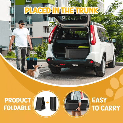 Heavy Duty Folding Dog Ramp Portable Light Weight Pet Ramp For SUV  Car Travel 1