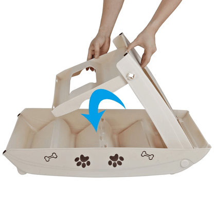 Light Weight Foldable Dog Stairs NonSlip Pet Ladder With Rubber Feet For Dogs Portable Folding Pet  6