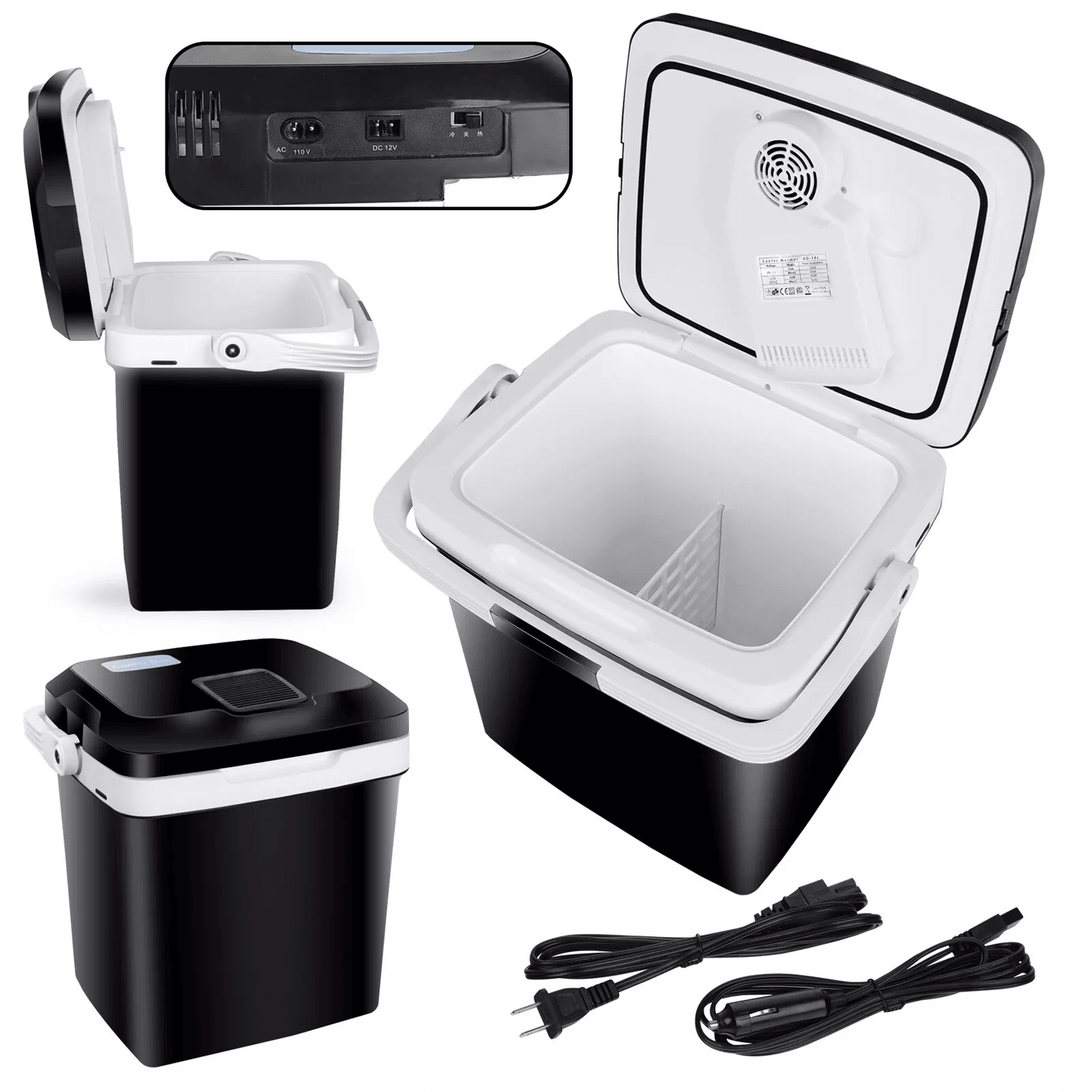 Low Noise Car Iceless Thermoelectric Cooler Electric Mini Fridge Portable Vehicle Refrigerator 1
