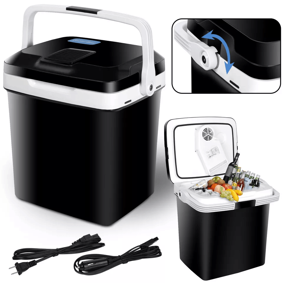 Low Noise Car Iceless Thermoelectric Cooler Electric Mini Fridge Portable Vehicle Refrigerator 6