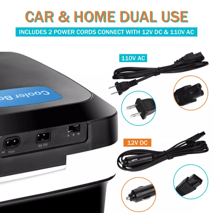 Low Noise Car Iceless Thermoelectric Cooler Electric Mini Fridge Portable Vehicle Refrigerator 3
