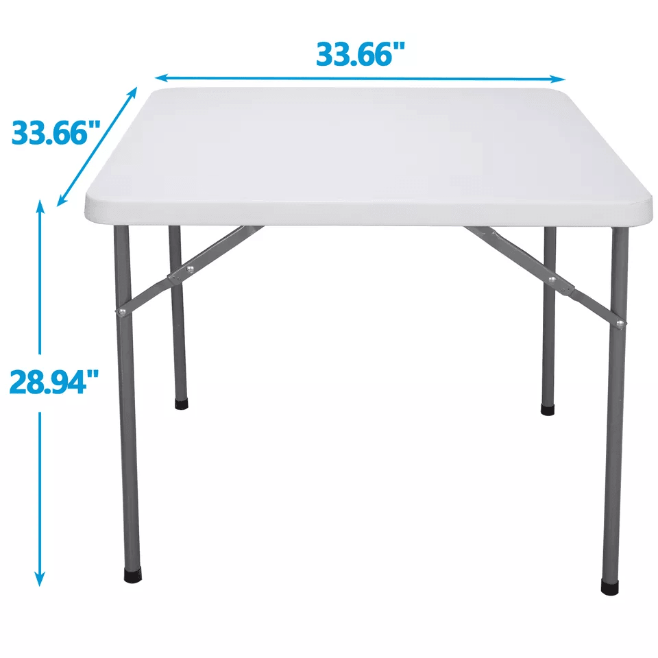 Folding Table For Garden Yard Beach  Family Picnic White Multipurpose Portable Table For Outdoor  I 10