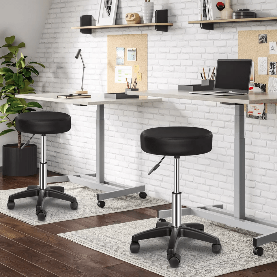 Adjustable Hydraulic Stool Facial Salon Massage Spa Chair Swivel Rolling Technician Seat W Wheels 3