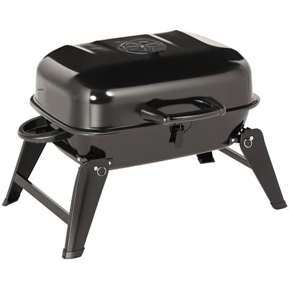 Portable Tabletop Charcoal Grill Compact BBQ With Air Vent For Camping Picnics  Outdoor Cooking 3
