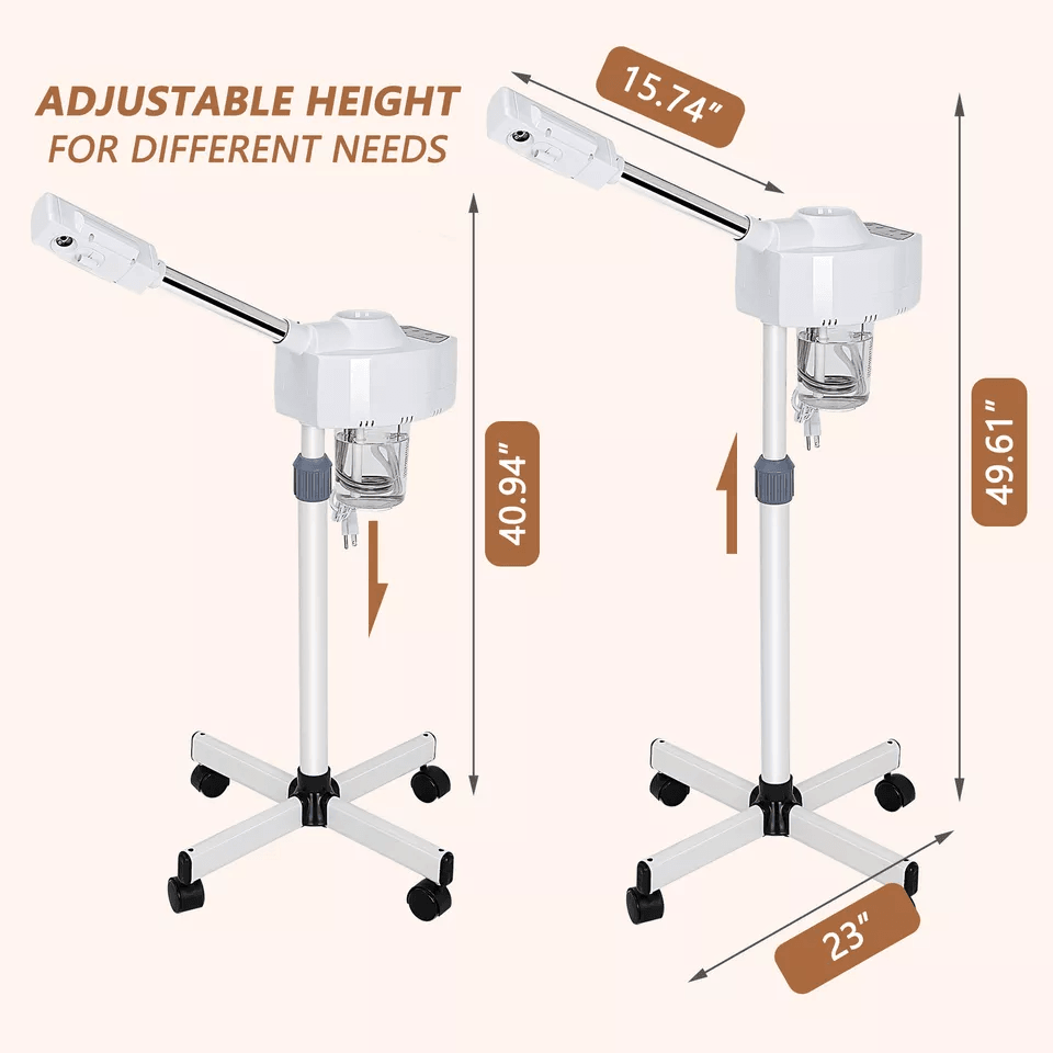 Premium Salon Spa Facial Steamer  Ozone Machine Heavy Duty Beauty Equipment With Adjustable Rotary  2