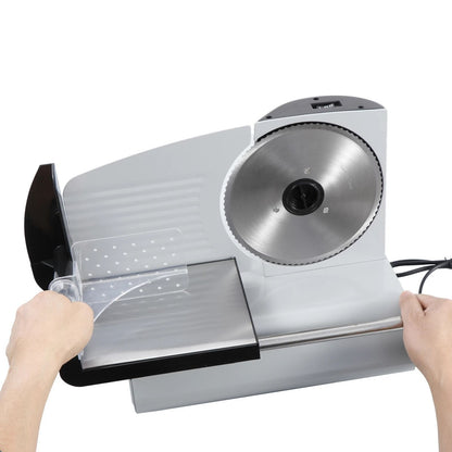 75 Blade 150W Commercial Meat Slicer  Electric Deli  Veggie Cutter For Kitchen  Home 6
