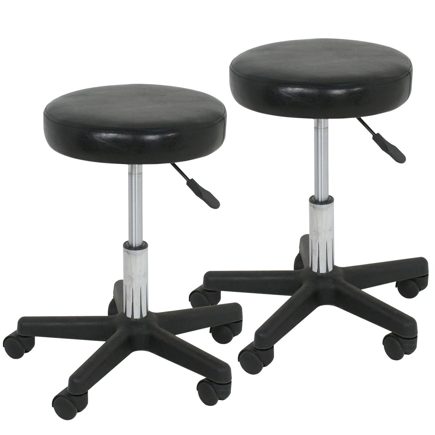 4 PCS Adjustable Height Tattoo Stool  Salon Spa Rolling Chair With Hydraulic Lift For Facial Massag 1