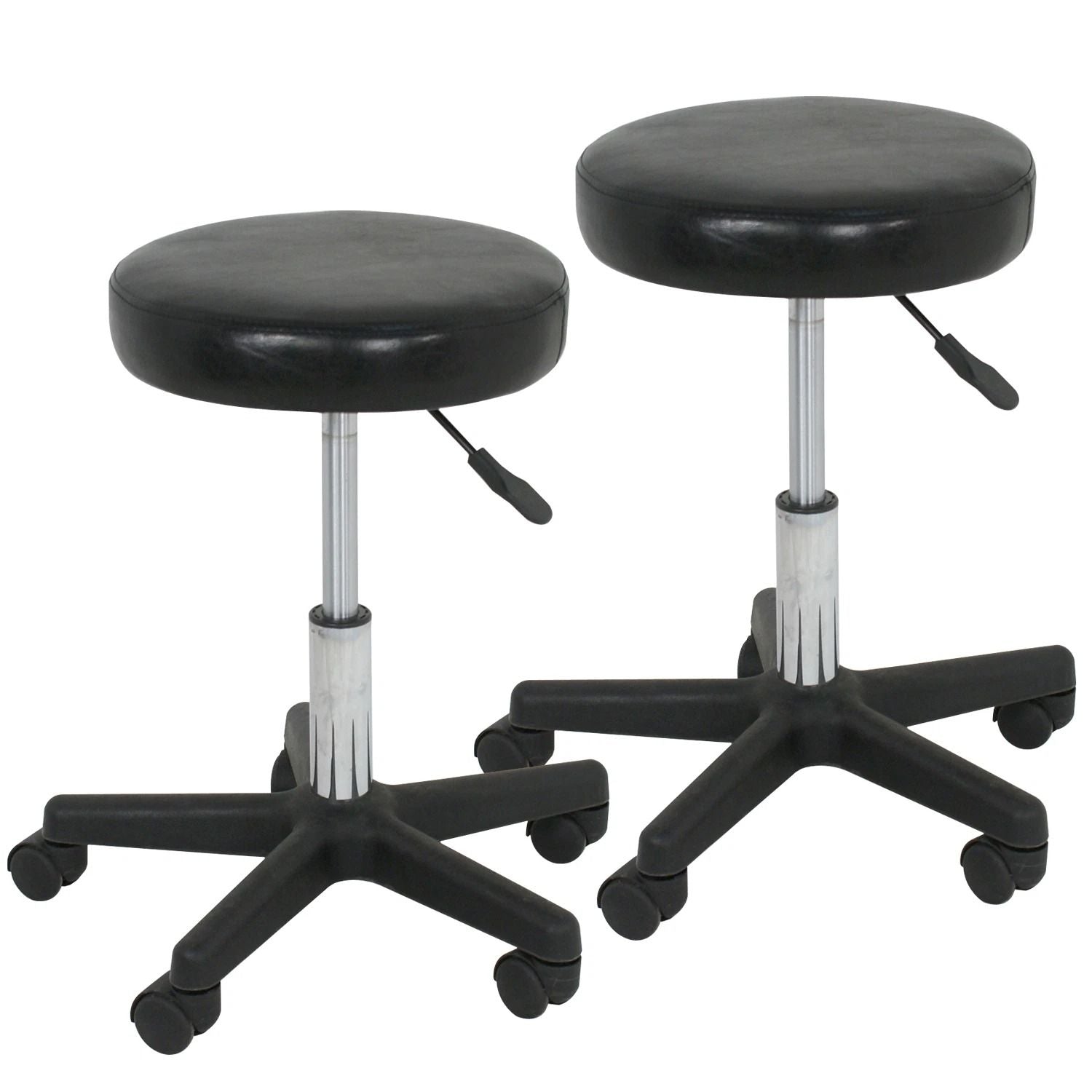 4 PCS Adjustable Height Tattoo Stool  Salon Spa Rolling Chair With Hydraulic Lift For Facial Massag 1