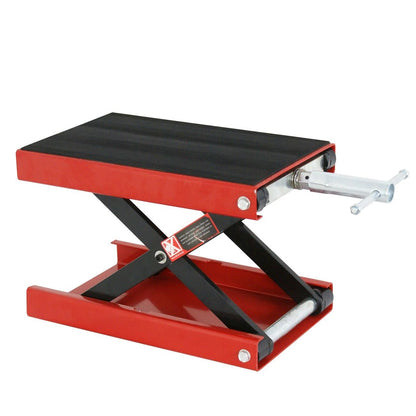 Wide Deck Motorcycle Scissor Jack Lift Stand  HeavyDuty 1100 Lbs Capacity For Cruiser Touring  Wido 11