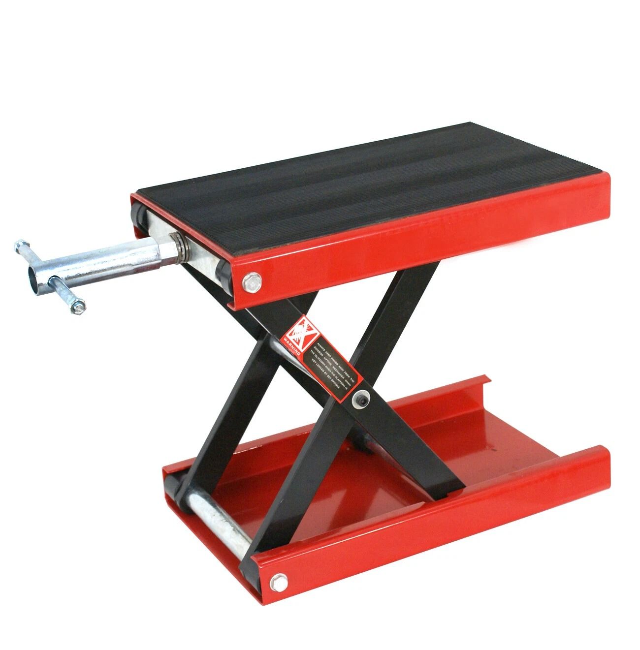 Wide Deck Motorcycle Scissor Jack Lift Stand  HeavyDuty 1100 Lbs Capacity For Cruiser Touring  Wido 12