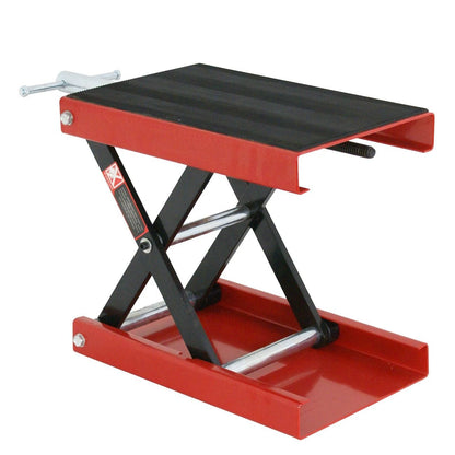 Wide Deck Motorcycle Scissor Jack Lift Stand  HeavyDuty 1100 Lbs Capacity For Cruiser Touring  Wido 2