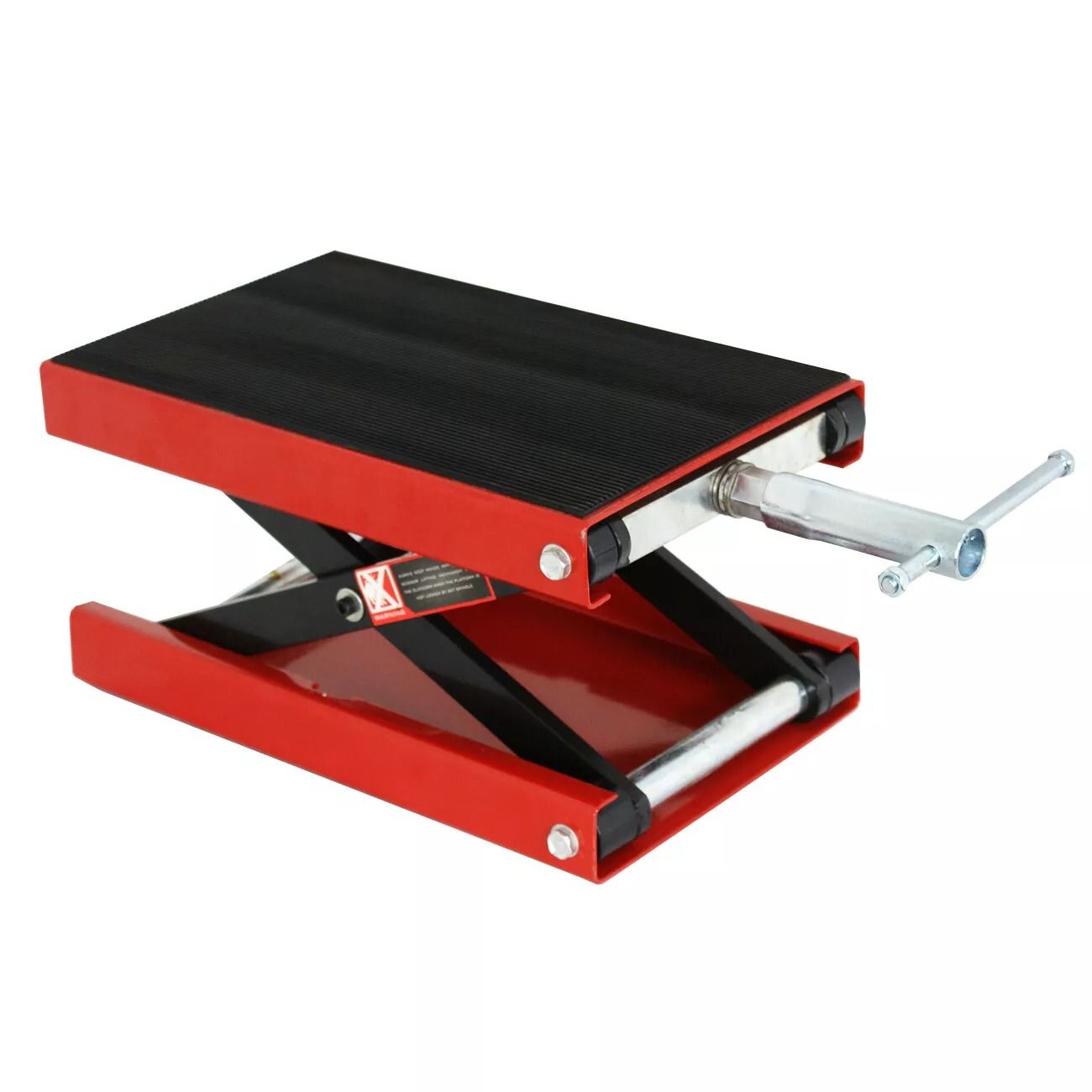 Wide Deck Motorcycle Scissor Jack Lift Stand  HeavyDuty 1100 Lbs Capacity For Cruiser Touring  Wido 8