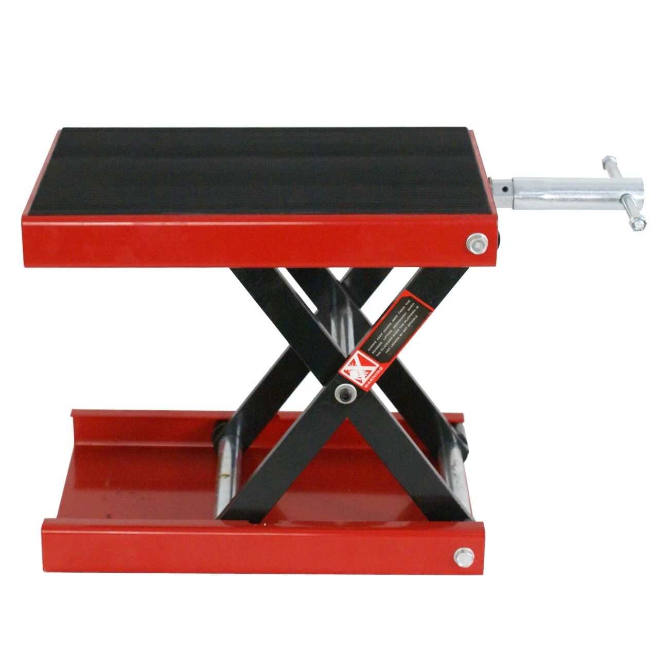 Wide Deck Motorcycle Scissor Jack Lift Stand  HeavyDuty 1100 Lbs Capacity For Cruiser Touring  Wido 1