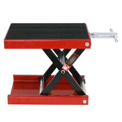 Wide Deck Motorcycle Scissor Jack Lift Stand  HeavyDuty 1100 Lbs Capacity For Cruiser Touring  Wido 1