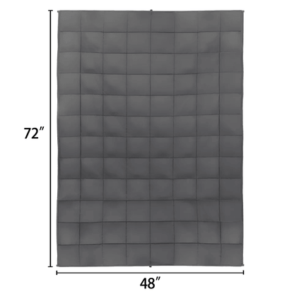 Anxiety Weighted Blanket Cotton Heavy Blanket For Stress Relief Calming Sleep Aid For Adults 3