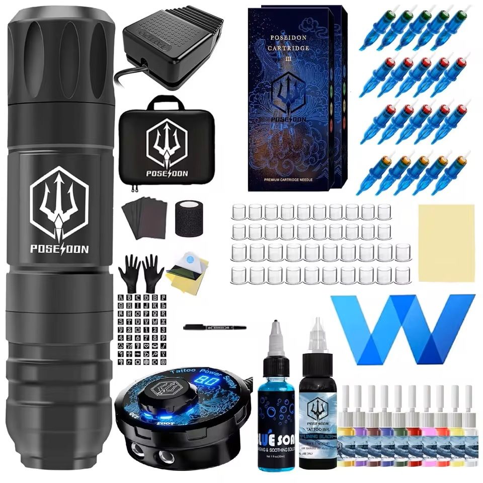 High Power Tattoo Pen Kit for Permanent Makeup and Professional Tattooing