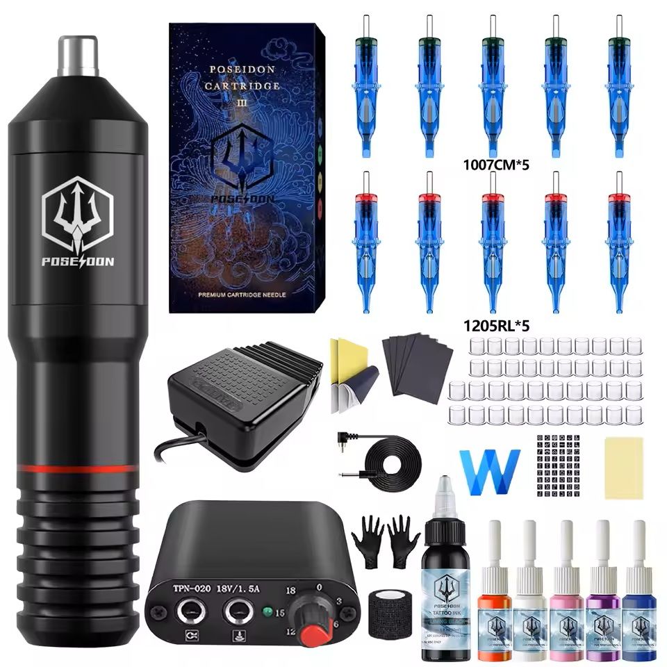 High Power Tattoo Pen Kit For Permanent Makeup And Professional Tattooing 1