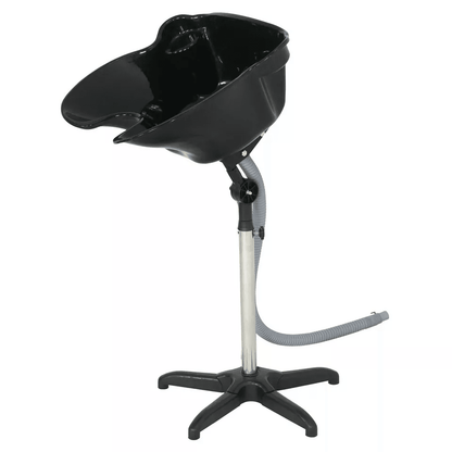 Professional Portable Salon Shampoo Basin Height Adjustable Black Hair Washing Treatment Bowl For B 6