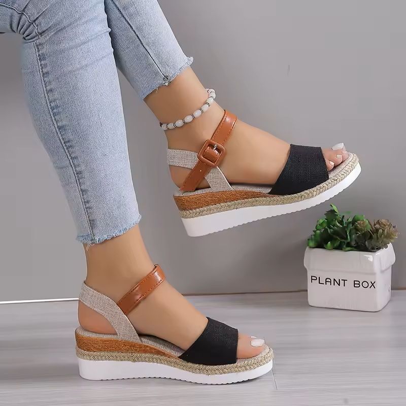 Womens Summer Wedge Sandals With Soft Sole And Elegant Design 2