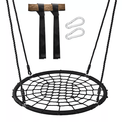 Spider Web Tree Net Swing Heavy Duty Safe Nylon Rope EZ Setup 1