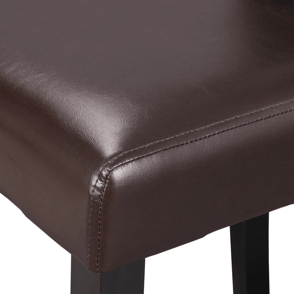 Formal Dining Room Chairs Set Parson Style With Leather Accent And Solid Wood Legs Modern Upholster 6