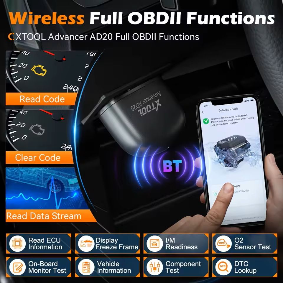 Bluetooth OBD2 Scanner For Car Diagnostics And Fault Code Clearing 3