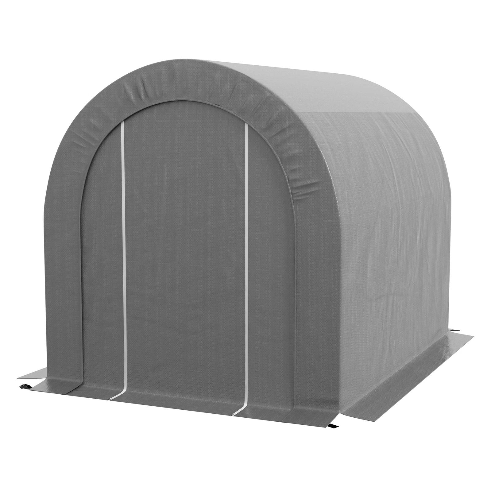 Outsunny 6x8ft Heavy Duty Outdoor Storage Shed Waterproof  Portable Garden Shed 5