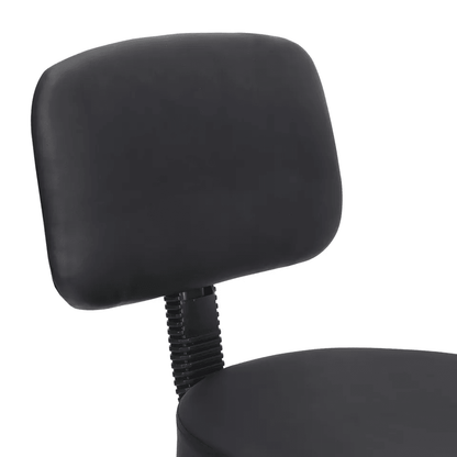 Adjustable Black Rolling Medical Spa Salon Stool With Backrest Cushion Swivel Chair For Tattoo Faci 3