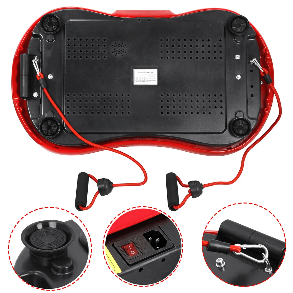 Crazy Fit Vibration Platform Machine Full Body Fitness Massager With Bluetooth Slimming Exercise Eq 6