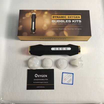 CO2 Oxygenation Facial Device With Brush Head For Skin Whitening And Anti Aging 5