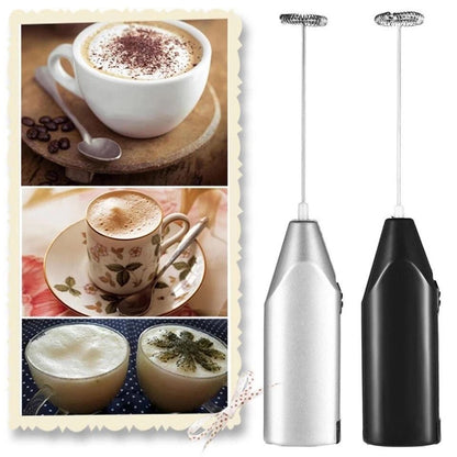 Electric Milk Frother  Drink Whisk Mixer Mini Handheld Stirrer For Coffee Eggs And Kitchen Use Batt 5
