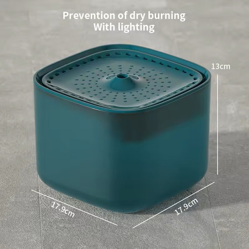 3L Cat Water Fountain With Recirculating Filter And USB Quiet Pump 11